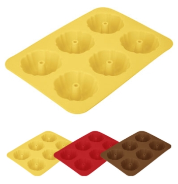 Forma silicon 6 báboviček COLOR